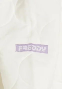 Freddy Felpa Bambina texturizzata con logo sulla manica- Felpe