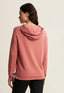 Freddy Felpa Cappuccio e Zip con Logo FY in Strass-Donna Felpe