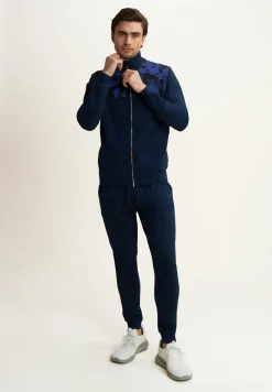 Freddy Felpa Collo Alto con Zip e Dettagli Camouflage-Uomo Felpe