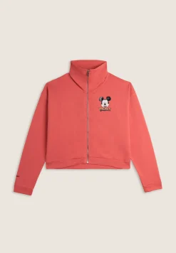 Freddy Felpa collo alto e zip comfort fit Mickey Mouse-Donna Felpe
