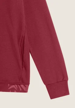 Freddy Felpa comfort fit con zip e cappuccio decorato da stampa-Donna Pilates|Ginnastica