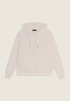 Freddy Felpa comfort fit con zip e cappuccio decorato da stampa-Donna Pilates|Ginnastica