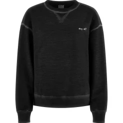 Freddy Felpa comfort fit girocollo tinta a freddo-Donna Felpe