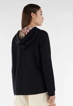 Freddy Felpa comfort interno cappuccio e polsini in toni beige-Donna Felpe