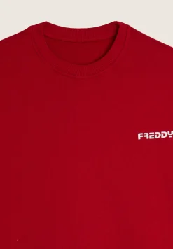 Freddy Felpa Comfort Unisex in French Terry Elasticizzato-Donna Felpe|Felpe