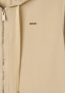 Freddy Felpa con cappuccio animalier e zip frontale-Donna Felpe