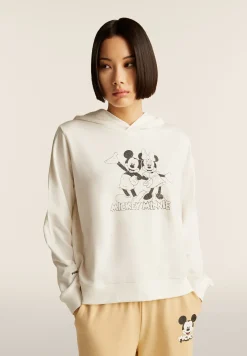 Freddy Felpa con cappuccio comfort fit Mickey & Minnie-Donna Felpe