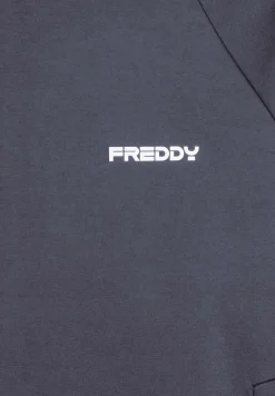Freddy Felpa con cappuccio in jersey e stampe trasparenti-Uomo Felpe