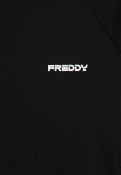 Freddy Felpa con cappuccio in jersey e stampe trasparenti-Uomo Felpe