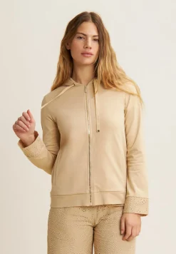 Freddy Felpa con cappuccio ricamato e zip-Donna Felpe