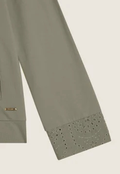 Freddy Felpa con cappuccio ricamato e zip-Donna Felpe