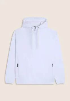 Freddy Felpa con mezza zip e cappuccio regolabile-Uomo Felpe