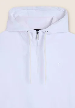 Freddy Felpa con mezza zip e cappuccio regolabile-Uomo Felpe