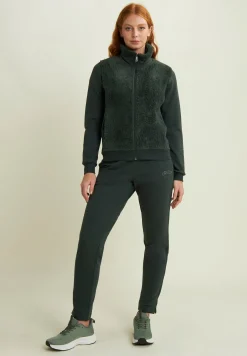Freddy Felpa con zip, collo e fronte in sherpa, logo borchie-Donna Ginnastica|Felpe