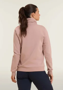 Freddy Felpa con zip, collo e fronte in sherpa, logo borchie-Donna Ginnastica|Felpe