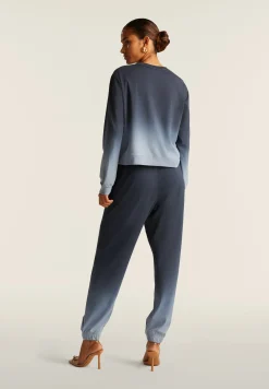 Freddy Felpa corta comfort fit in jersey dégradé-Donna Felpe