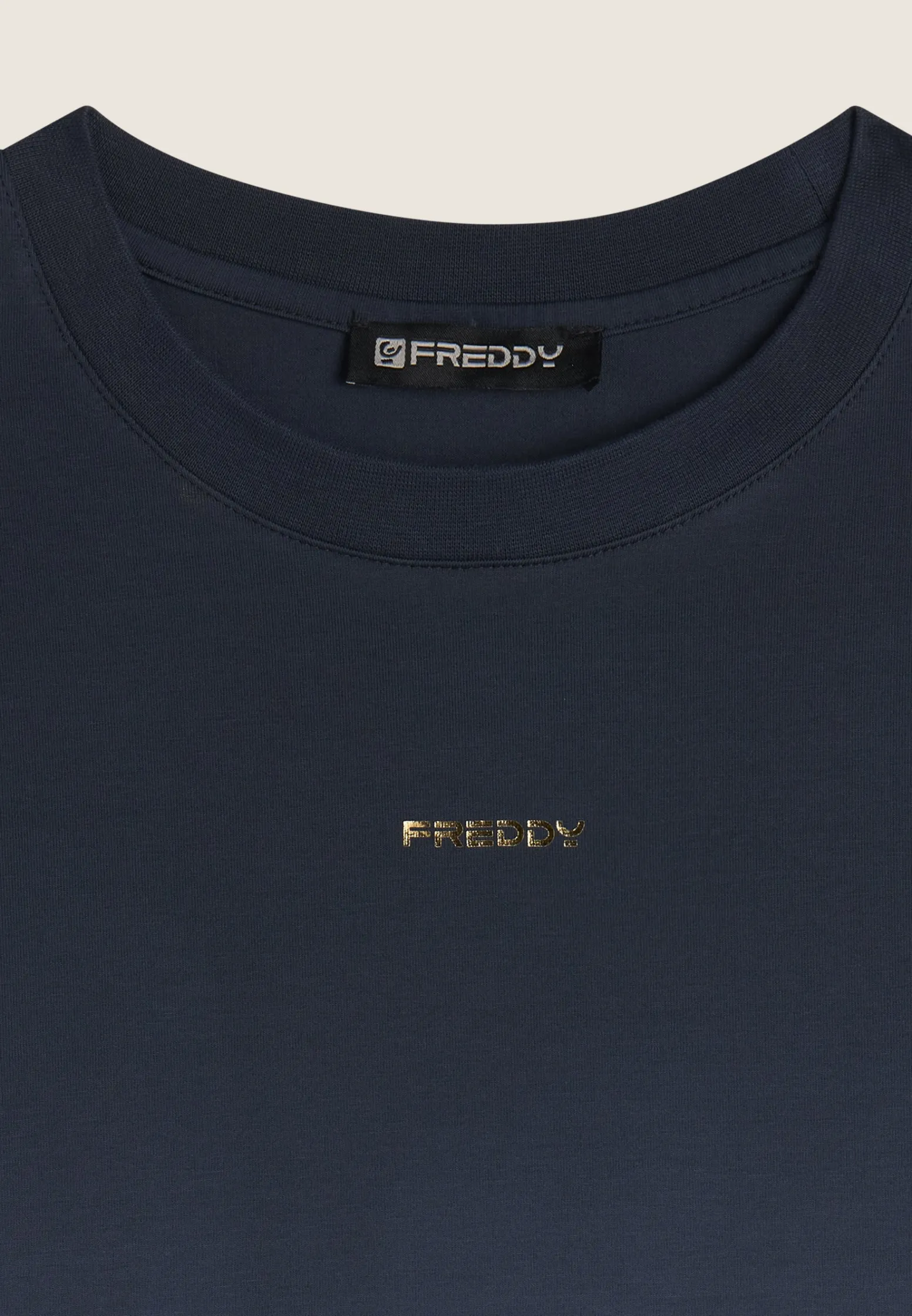 Freddy Felpa corta comfort fit in jersey dégradé-Donna Felpe
