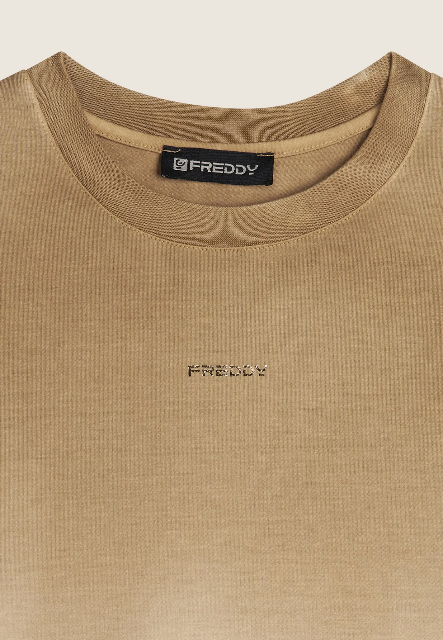 Freddy Felpa corta comfort fit in jersey dégradé-Donna Felpe