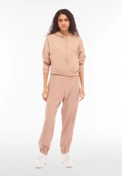 Freddy Felpa corta con cappuccio e zip in heavy jersey stretch-Donna Felpe