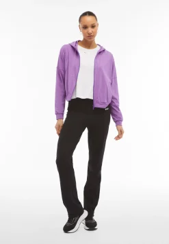 Freddy Felpa corta con cappuccio e zip in heavy jersey stretch-Donna Felpe