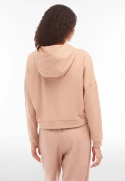 Freddy Felpa corta con cappuccio e zip in heavy jersey stretch-Donna Felpe