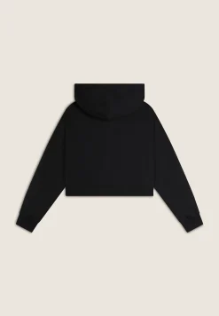 Freddy Felpa corta oversize con zip e cappuccio e stampa Snoopy-Donna Felpe