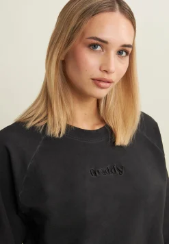 Freddy Felpa cropped comfort fit tinta a freddo-Donna Felpe