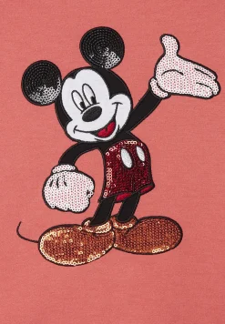 Freddy Felpa cropped comfort fit con ricamo Mickey Mouse-Donna Felpe