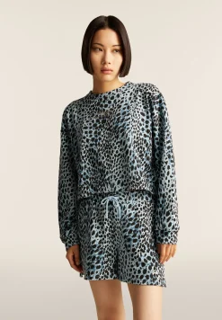 Freddy Felpa cropped comfort fit animalier-Donna Felpe