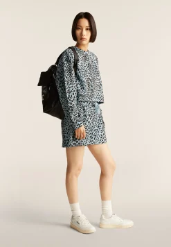 Freddy Felpa cropped comfort fit animalier-Donna Felpe