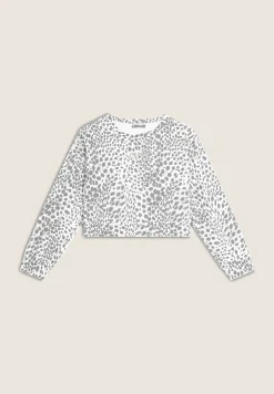 Freddy Felpa cropped comfort fit animalier-Donna Felpe