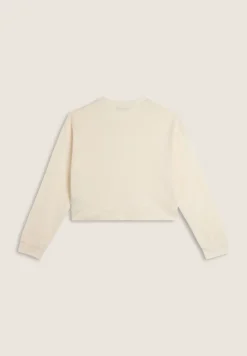 Freddy Felpa cropped comfort fit con grafica frontale-Donna Felpe