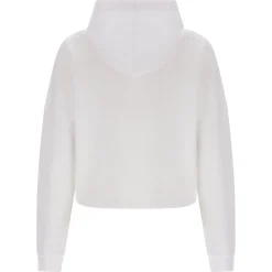 Freddy Felpa cropped con cappuccio e patch fenicottero in tono-Donna Felpe