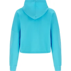 Freddy Felpa cropped con cappuccio e patch fenicottero in tono-Donna Felpe