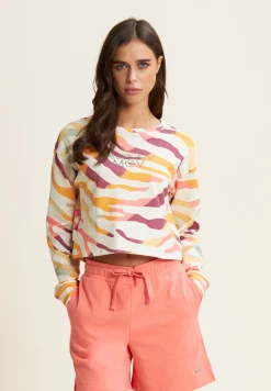 Freddy Felpa Cropped fantasia Zebrata colorata-Donna Felpe