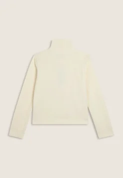Freddy Felpa cropped in ciniglia con zip e collo alto-Donna Felpe
