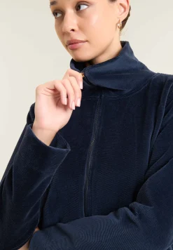 Freddy Felpa cropped in ciniglia con zip e collo alto-Donna Felpe