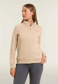 Freddy Felpa da donna zip e collo alto con logo minimal-Donna Pilates|Ginnastica
