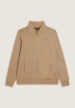 Freddy Felpa da donna zip e collo alto con logo minimal-Donna Pilates|Ginnastica