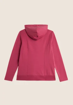 Freddy Felpa donna chiusura zip e cappuccio con inserti floreali-Donna Pilates|Ginnastica