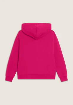 Freddy Felpa donna comfort con zip e cappuccio con interno maculato-Donna Fitness|Felpe