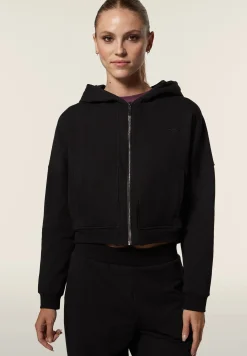 Freddy Felpa donna comfort fit con zip e cappuccio-Donna Felpe