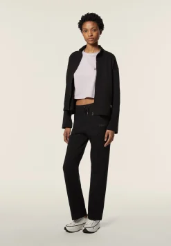Freddy Felpa donna comfort fit con zip collo alto e maniche ampie-Donna Felpe