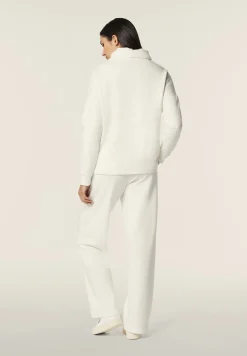 Freddy Felpa donna comfort fit con collo a tubo-Donna Ginnastica|Felpe