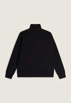 Freddy Felpa donna comfort fit zip e collo alto con interno floreale-Donna Ginnastica|Felpe