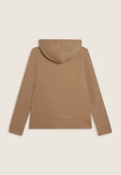 Freddy Felpa donna con cappuccio e zip, effetto tricot-Donna Felpe