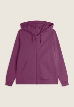 Freddy Felpa donna con cappuccio fantasia paisley e chiusura zip-Donna Ginnastica|Felpe