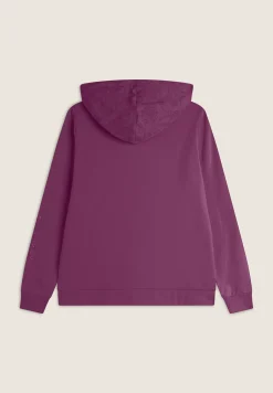 Freddy Felpa donna con cappuccio fantasia paisley e chiusura zip-Donna Ginnastica|Felpe