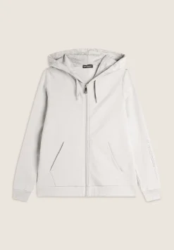 Freddy Felpa donna con cappuccio fantasia paisley e chiusura zip-Donna Ginnastica|Felpe