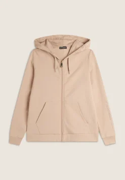 Freddy Felpa donna con cappuccio fantasia paisley e chiusura zip-Donna Ginnastica|Felpe